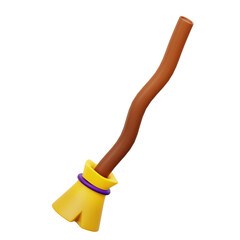 Broom 3D Icon