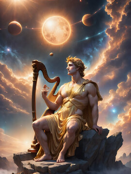Apollo God of the Sun, Music and Poetry 