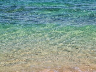 White beaches and beautiful blue sea.