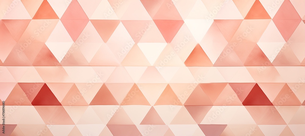 Poster tranquil peach fuzz checkered background pattern in various tones for a soothing ambiance