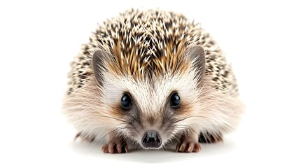 Obraz premium hedgehog isolated on white background