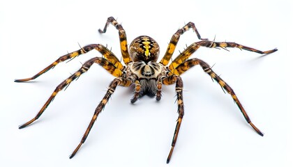 spider isolated on white background