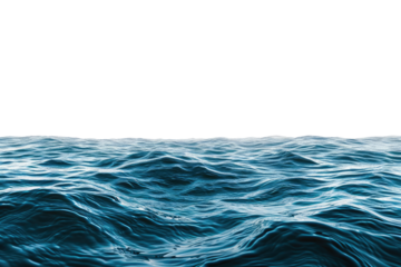 Ocean surface, cut out - stock png.