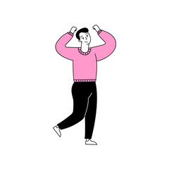 vector pose of people on holiday at the beach summer