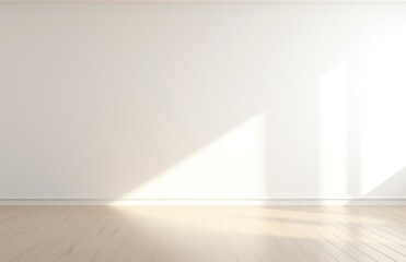 Fototapeta premium white wall in empty room
