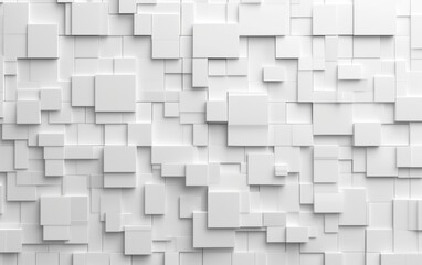 white 3D square boxes for walls backdrop