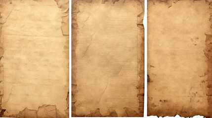old paper textures - perfect background with space for your projects text or image Generative AI