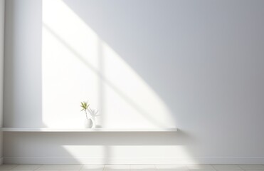 white wall with light in the room