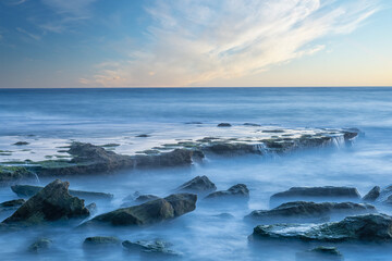 Sunset on the Trafalgar coast in Barbate - Cadiz