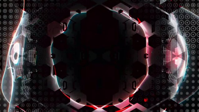 Dance Music Name/Logo Frame Loop