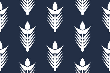 Fototapeta premium Geometric ethnic pattern traditional Design for background,carpet,wallpaper,clothing,wrapping,Batik,fabric,sarong,Vector illustration embroidery style.