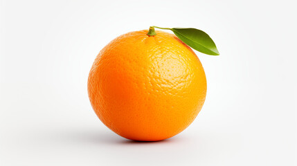 orange fruit isolated on white background