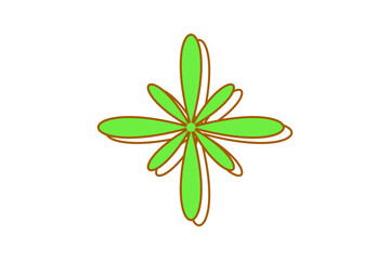 Flower Basic Graphic Sticker Design