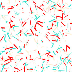 An abstract cut out transparent confetti particle texture design element.