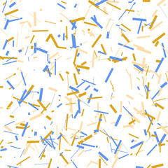 An abstract cut out transparent confetti particle texture design element.