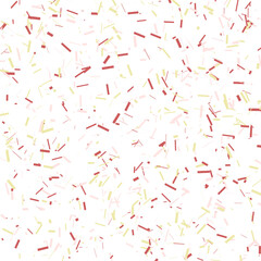 An abstract cut out transparent confetti particle texture design element.