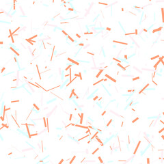 An abstract cut out transparent confetti particle texture design element.