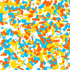 Obraz premium An abstract cut out transparent confetti particle texture design element.