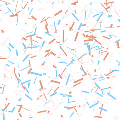 An abstract cut out transparent confetti particle texture design element.