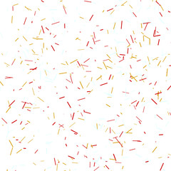 An abstract cut out transparent confetti particle texture design element.