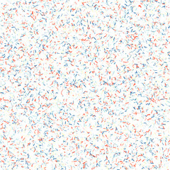 An abstract cut out transparent confetti particle texture design element.