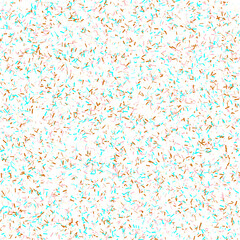 An abstract cut out transparent confetti particle texture design element.