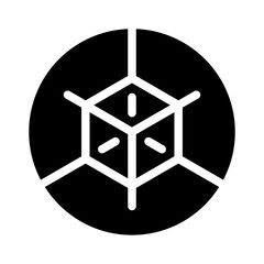 perspective glyph icon