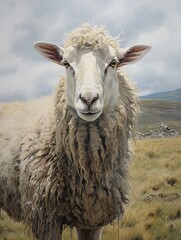 Cheviot Hill Sheep: Captivating Country Farm with Exquisite Fleece