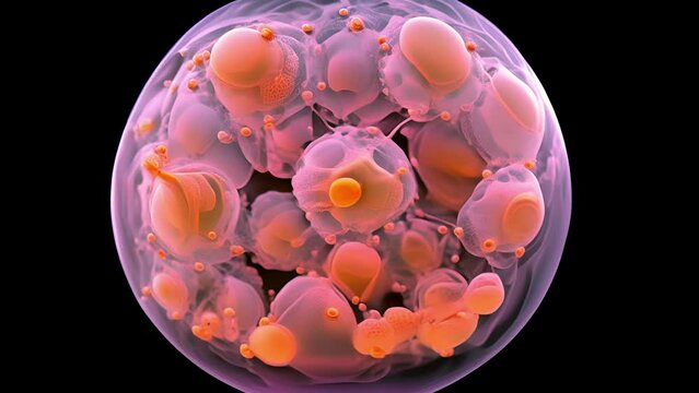 Extensive imagery showcasing the complex and delicate inner cell mass found within a human blastocyst, the initial stages of fetal development.