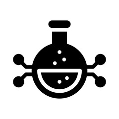 chemistry glyph icon