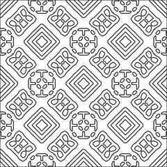 Abstract patterns.Abstract shapes from lines. Vector graphics for design, prints, decoration, cover, textile, digital wallpaper, web background, wrapping paper, clothing, fabric, packaging, cards.