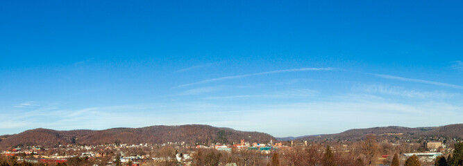 Overlook of Warren, PA From a high Point by the River