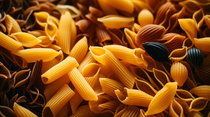 assortment of different types of pasta