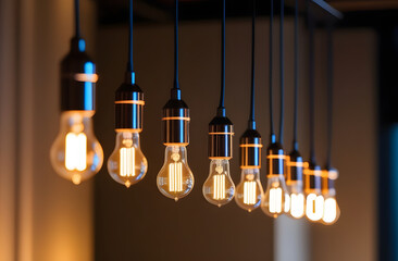 light bulb on the wall. 