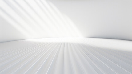 Abstract white light on wall background for display product. Mockup with blank empty scene concept with Generative Ai.