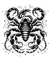 Scorpion icon Simple illustration of scorpion vector icon for web