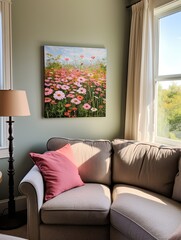 Field Painting: Captivating Botanical Prints for Floral Wall Art and Prairie Scenes