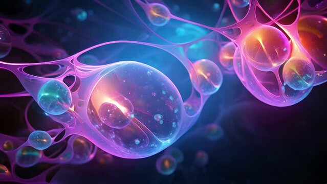 Dynamic and colorful portrayal of human embryos neurulation, with vibrant shades highlighting the crucial formation of the neural tube.