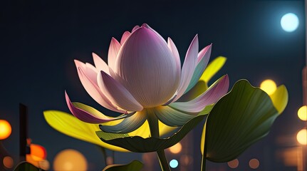 Obraz na płótnie Canvas lotus flower illustration