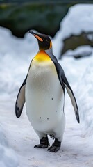 Obraz premium Penguin. Vertical background