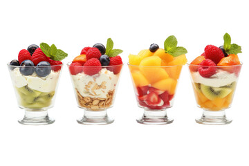 Vibrant Fresh Fruit Delights Isolated On Transparent Background