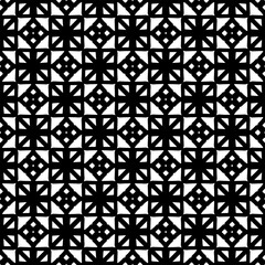 Monochrome pattern, Abstract texture for fabric print, card, table cloth, furniture, banner, cover, invitation, decoration, wrapping.seamless repeating pattern.Black and white color.