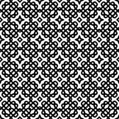 Monochrome pattern, Abstract texture for fabric print, card, table cloth, furniture, banner, cover, invitation, decoration, wrapping.seamless repeating pattern.Black and white color.