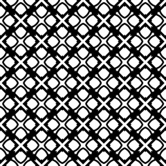 Naklejka premium Monochrome pattern, Abstract texture for fabric print, card, table cloth, furniture, banner, cover, invitation, decoration, wrapping.seamless repeating pattern.Black and white color.