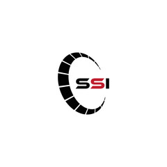 SSI logo. S S I design. White SSI letter. SSI, S S I letter logo design. Initial letter SSI letter logo set, linked circle uppercase monogram logo. S S I letter logo vector design.	
