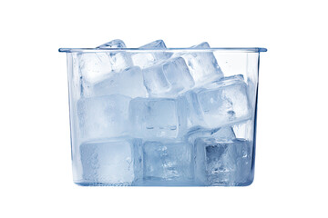 Ice Bin Isolated On Transparent Background