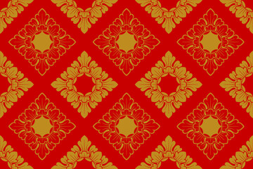 Balinese ornament pattern, royal vector decoration,bali engraving motif - 19