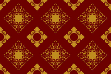 Balinese ornament pattern, royal vector decoration,bali engraving motif - 21