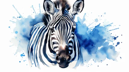 Foto op Canvas Zebra © Jafger