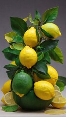 Yellow lemon
Green lemon
